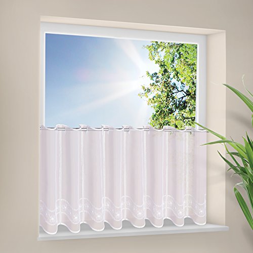 rideau / rideau brise-bise / rideau blanc avec ...