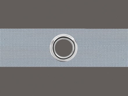 ösenband Largeur 6 cm, gris, Breite: 6.0 cm, Zu...