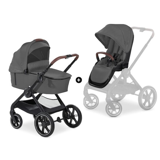  Hauck Poussette 2 En 1 Walk N Care Air Set Dark Grey  code EAN 4007923165485 