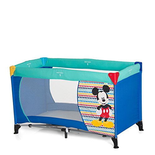 Mickey geo dream n play lit de voyage bleu