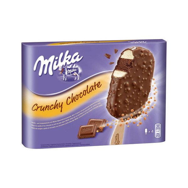 Bâtonnets glacés crunchy chocolate