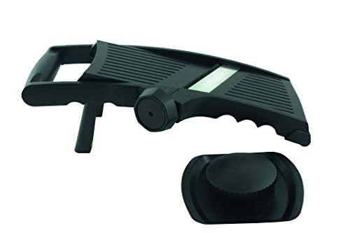 45338 mandoline avec 3 lames inox/plastique noi...