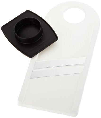 Mandoline 2 lames inoxydables et protège-main