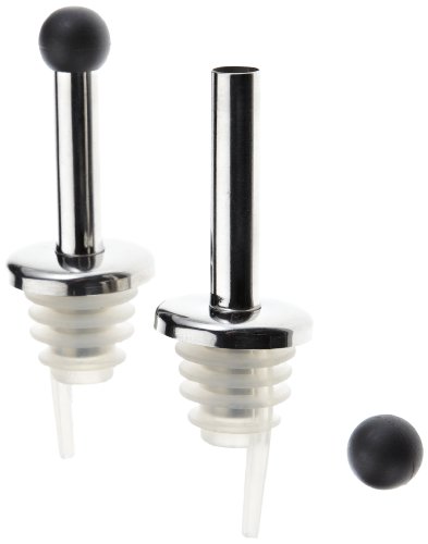 46985 lot de 2 becs verseur acier inoxydable/si...