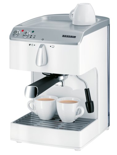 Severin 5987 cafetière expresso, blanc argent, 1050 w, 15 bars manuelle code EAN 4008146598708 