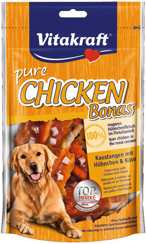 BÂTONNETS À MÂCHER PURE CHICKEN BONAS AU POULET...