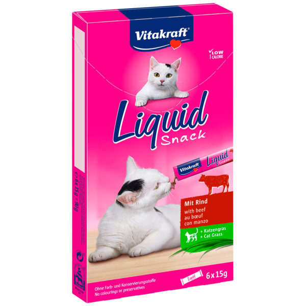 FRIANDISE LIQUID SNACK BŒUF + CAT GRAS
