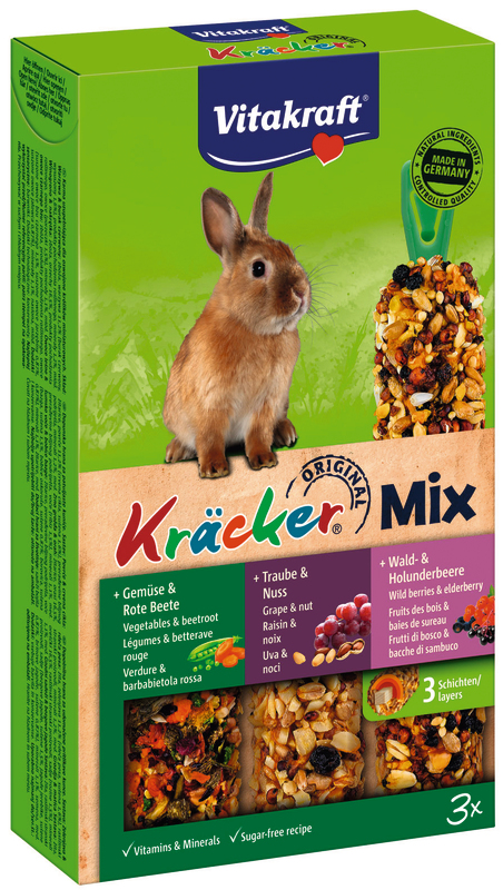 KRACKER TRIO-MIX POUR LAPINS NAINS RAISIN NOIX ...