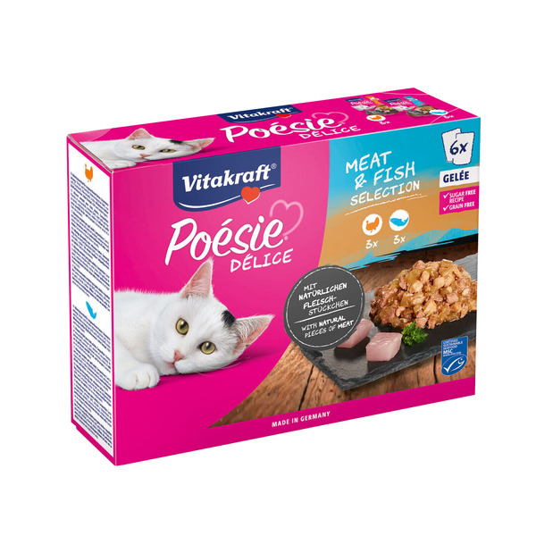 Pâtée pour chat pochon Poésie délice 