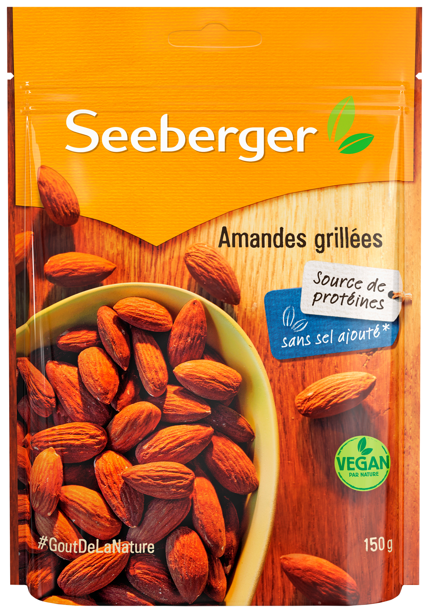 Amandes grillées sans sel ajouté