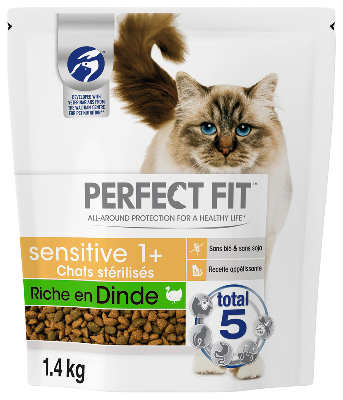 Perfect fit CROQUETTES CHAT SENSIBLE À LA DINDE Perfect fit code EAN 4008429106057 