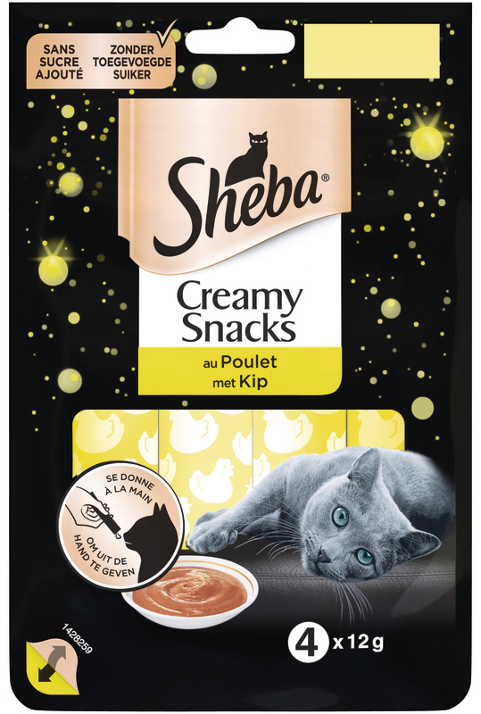 CREAMY SNACKS POULET SHEBA 4008429115554 SHEBA CREAMY SNACKS POULET SHEBA 4008429115554 SHEBA