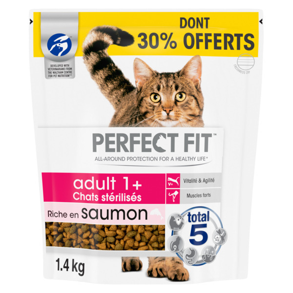 CROQUETTES CHAT ADULTE 1+ STERILISE RICHE EN SA...