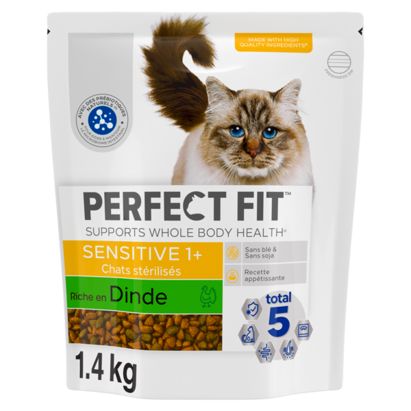 CROQUETTES CHAT SENSIBLE STÉRILISÉ RICHE EN DIN...