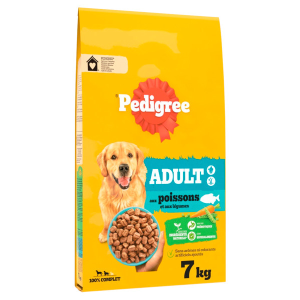  Croquettes Aux Poissons Et Aux Légumes Pour Chien Adulte Pedigree code EAN 4008429162084 