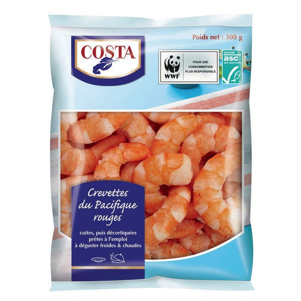 Crevettes surgelées