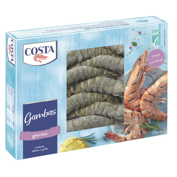 Gambas géantes surgelées