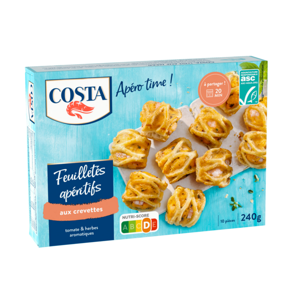 Feuilletés apéritifs surgelés