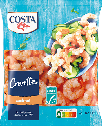 COSTA CREVETTES COCKTAIL ASC SURGELÉES code EAN 4008467052095 