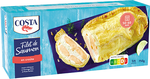 FILET DE SAUMON EN CROÛTE SURGELÉ