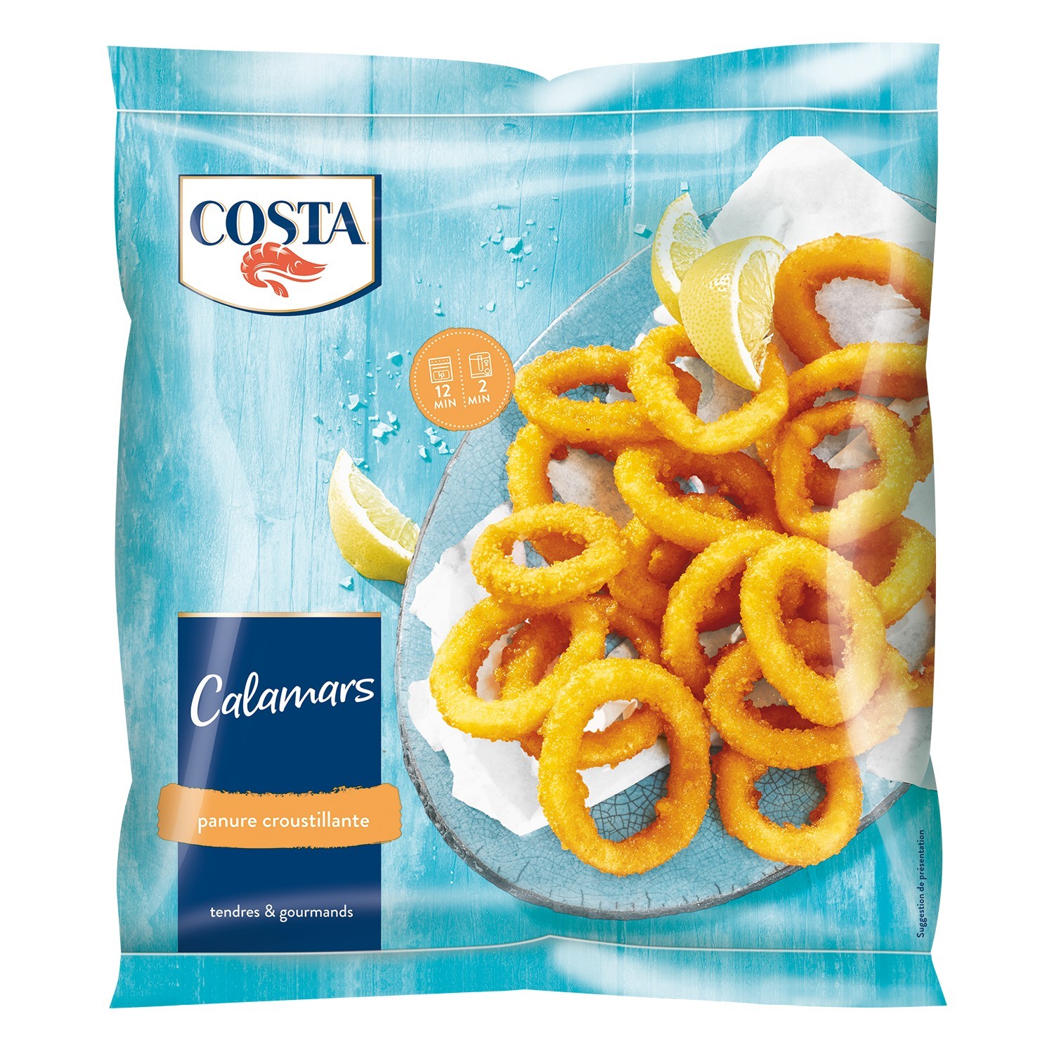 Anneaux de calamars panure croustillante COSTA