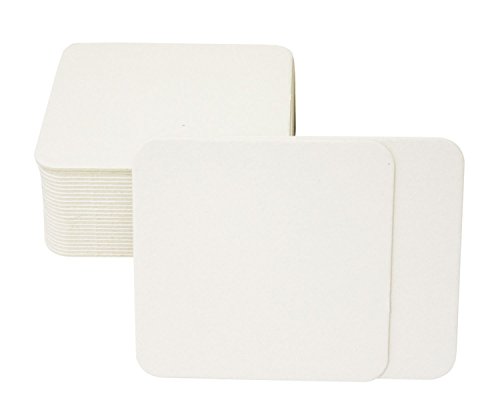 URSUS Lot de 25 sous-bocks Carré à décorer 93 x...