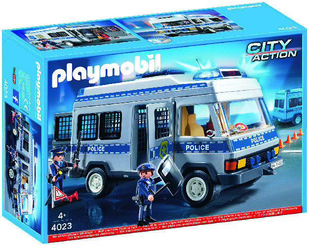 PLAYMOBILNEW FOURGON ÉQUIPÉ ET POLICIERS code EAN 4008789040237 
