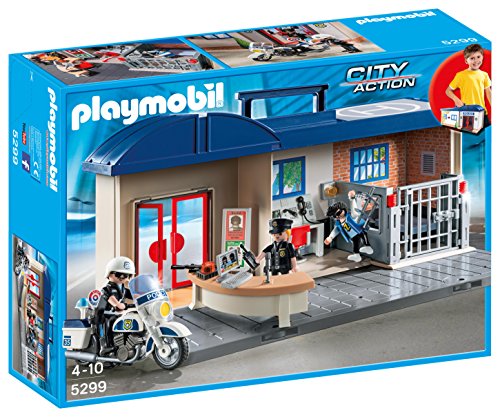 Playmobil - 5299 - commissariat de police transportable code EAN 4008789052995 