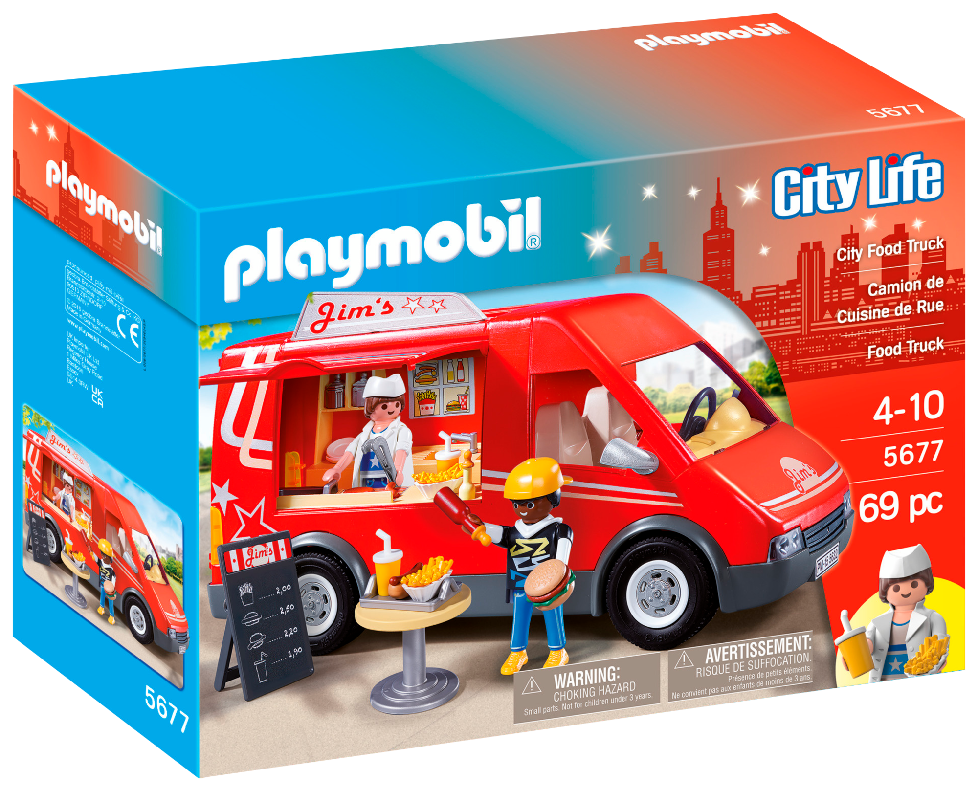 PLAYMOBIL food truck  code EAN 4008789056771 
