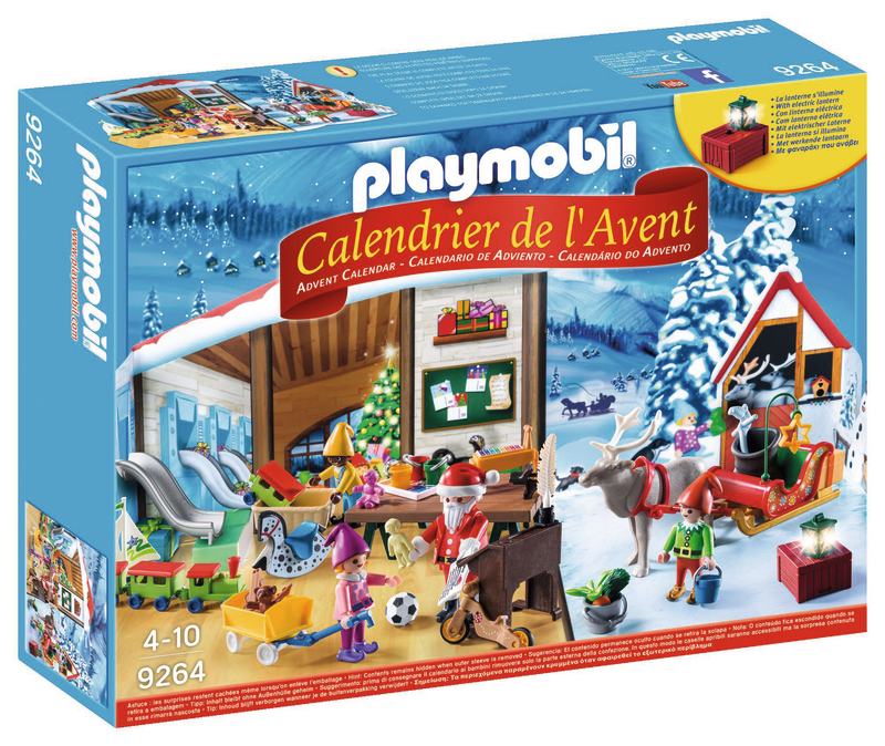 CALENDRIER AVENT FABRIQUE DU PÈRE NOËL PLAYMOBIL