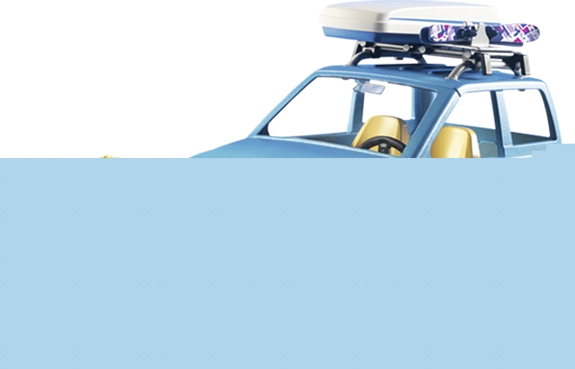 4x4 avec coffre de toit Playmobil