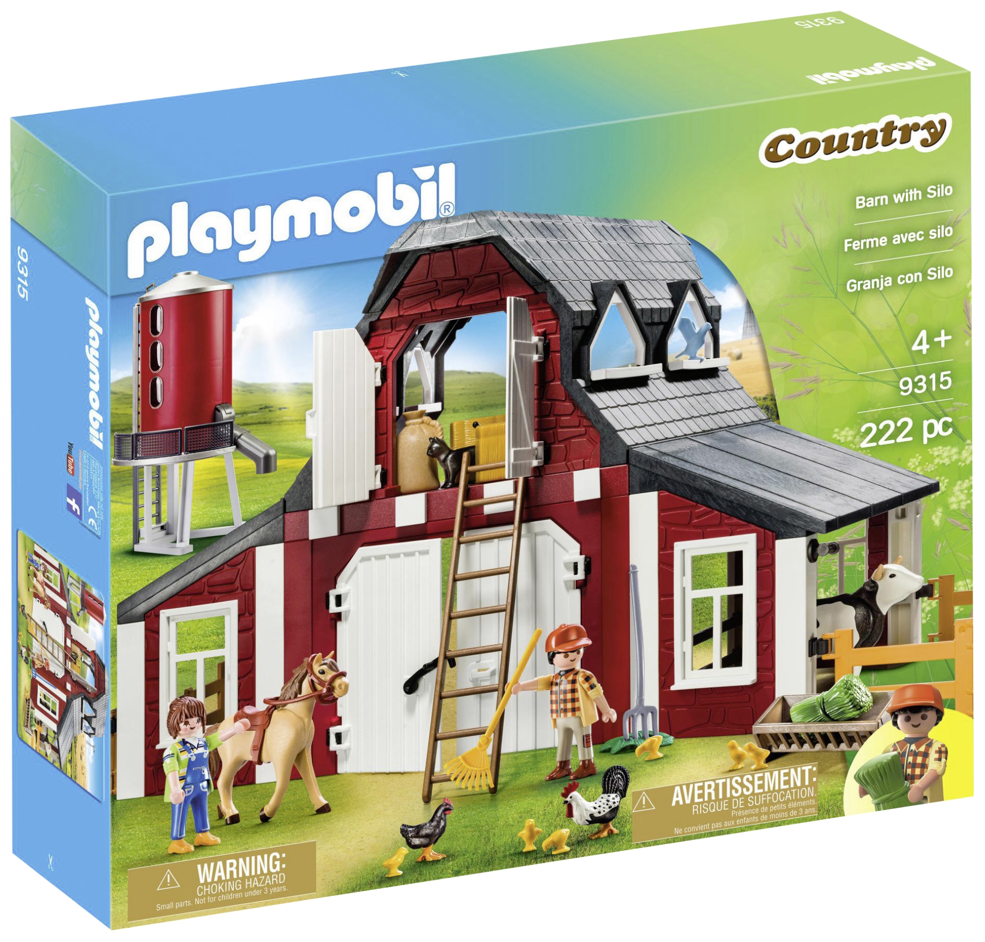 Ferme avec silo Playmobil