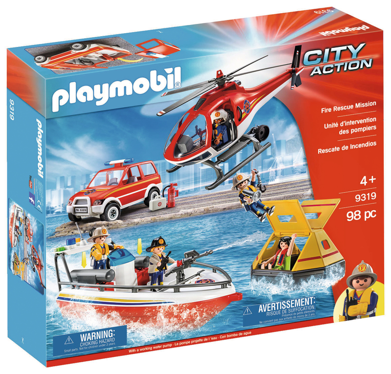 UNITÉ D'INTERVENTION DES POMPIERS PLAYMOBIL