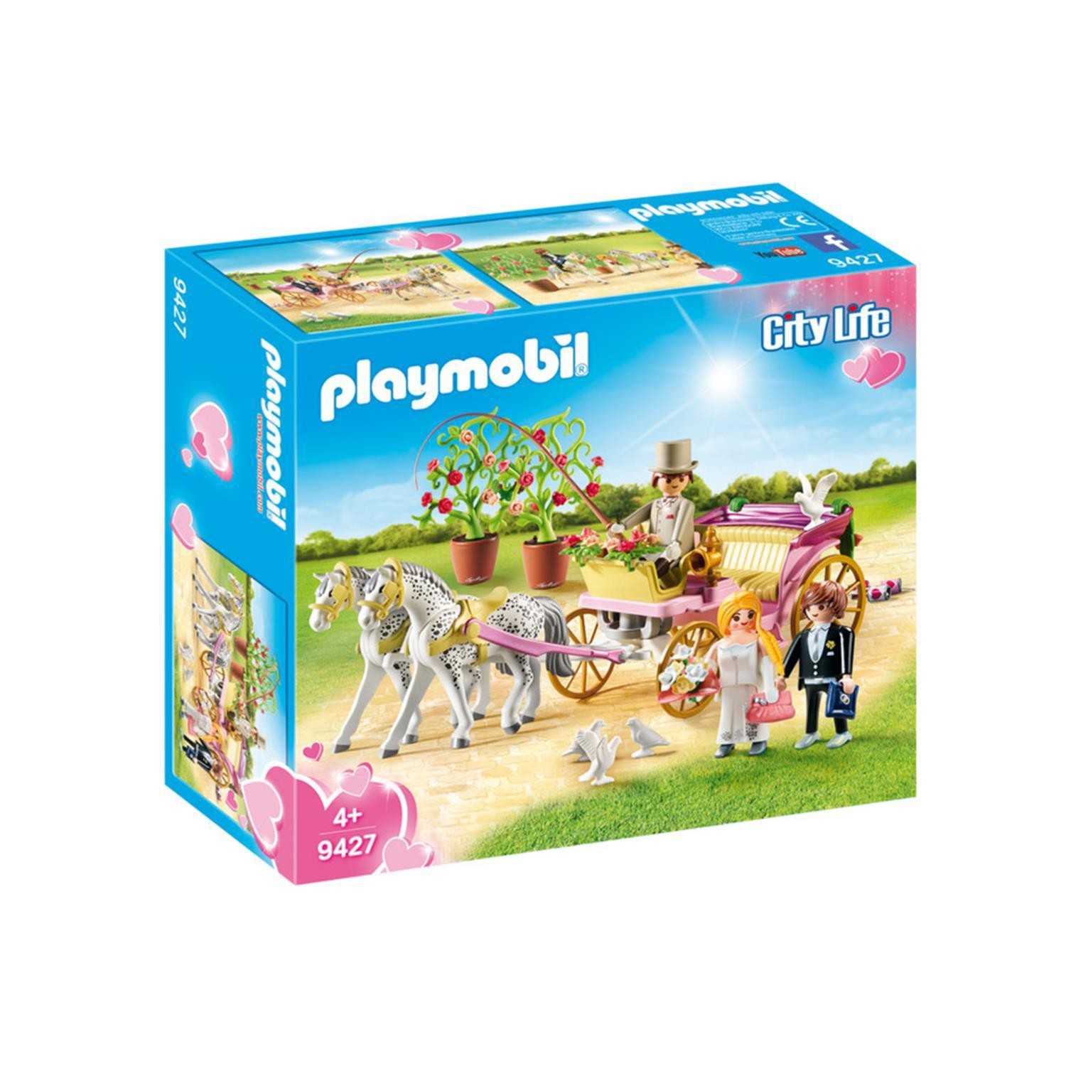 Carrosse et couple de mariés 9427 PLAYMOBIL