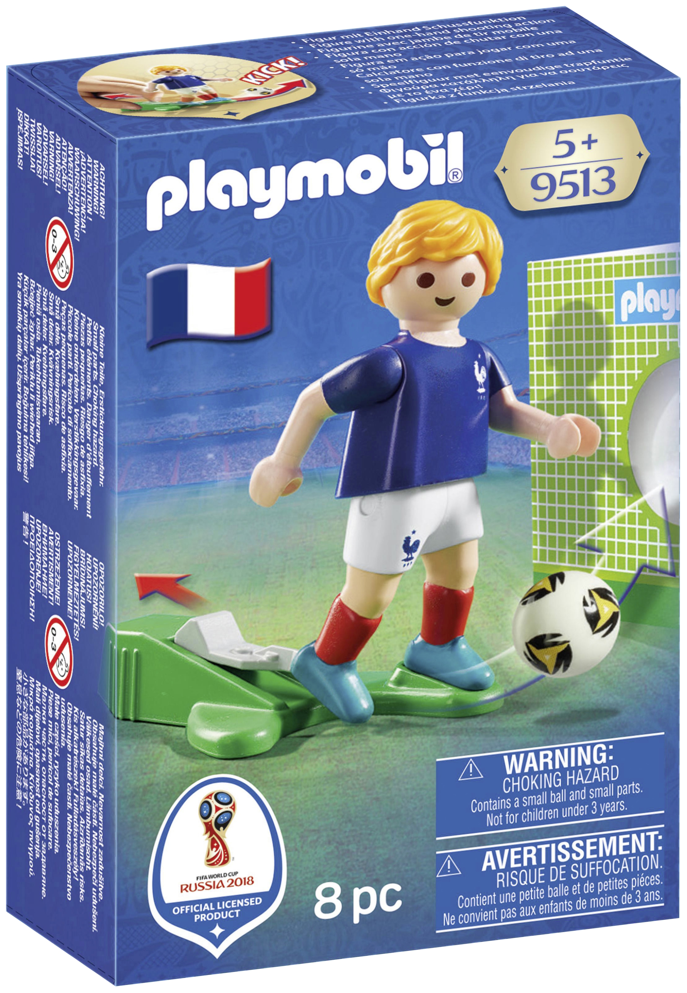 Playmobil Joueur de foot français Playmobil code EAN 4008789095138 