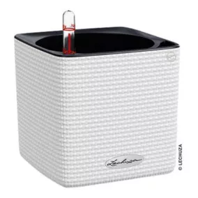 Pot cube Lechuza Color blanc 14 x 14 x h.14 cm 4008789133809 Pot cube Lechuza Color blanc 14 x 14 x h.14 cm 4008789133809