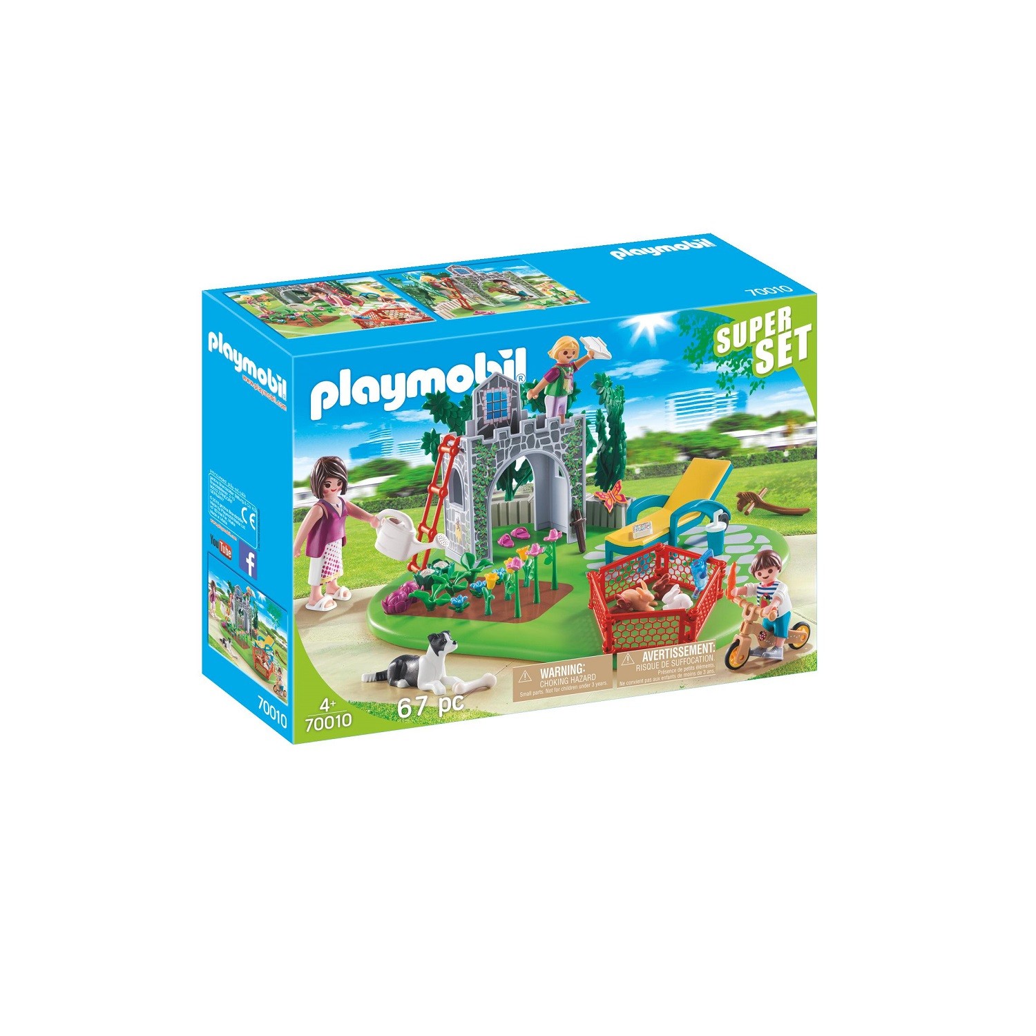 70010 - SuperSet - Famille et jardin PLAYMOBIL