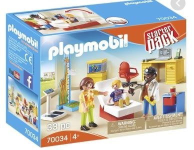 STARTERPACK CABINET DE PÉDIATRE PLAYMOBIL 4008789700346 