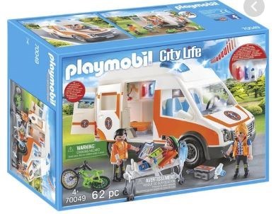  AMBULANCE ET SECOURISTES PLAYMOBIL code EAN 4008789700490 