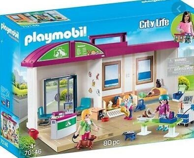 CLINIQUE VÉTÉRINAIRE TRANSPORTABLE PLAYMOBIL 4008789701466 