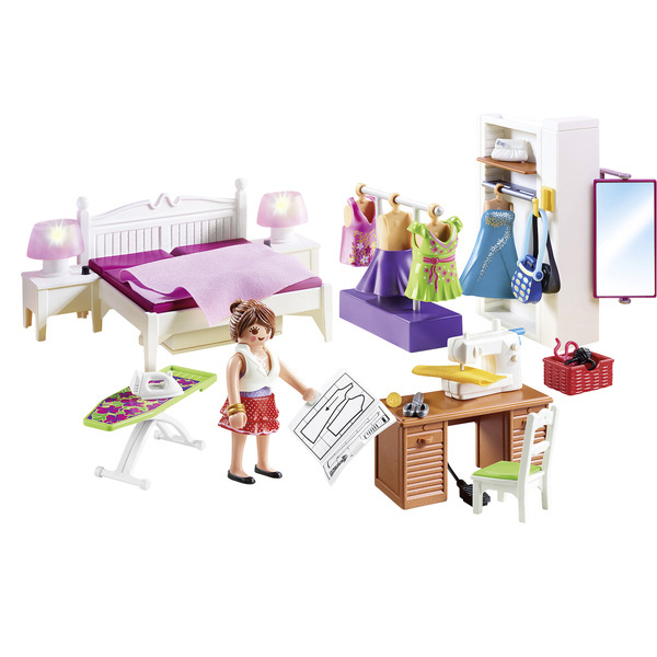 Chambre avec espace couture
