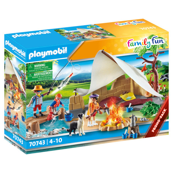 PLAYMOBIL Famille de campeurs Playmobil code EAN 4008789707437 