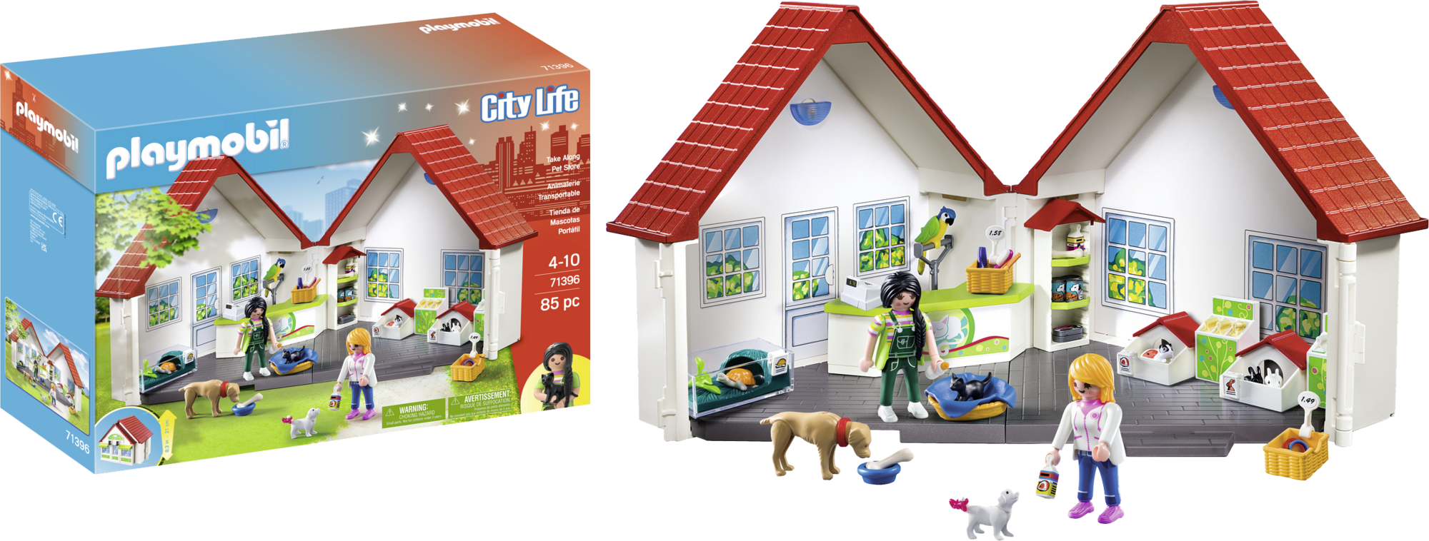 PLAYMOBIL ANIMALERIE TRANSPORTABLE code EAN 4008789713964 