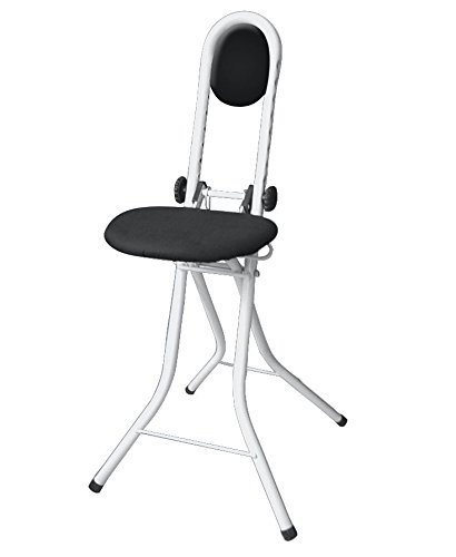 WENKO Siège de repassage et appui-fesses, blanc...