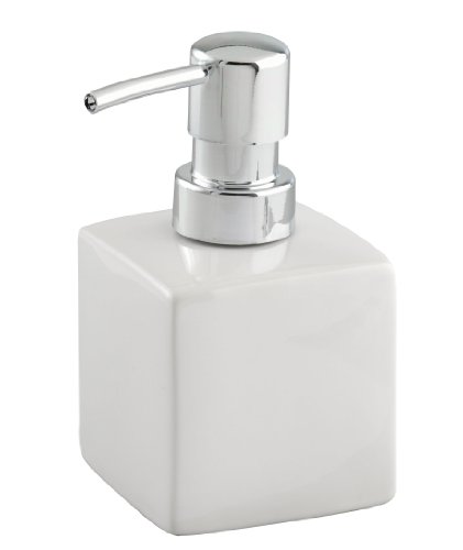 17845100 ceramic soap dispenser carré blanc