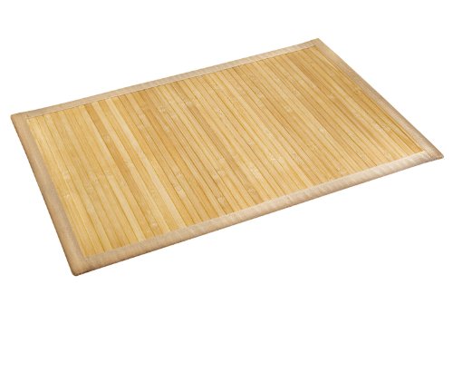 WENKO 17996100 Tapis de bain Bambou Couleur Nat...