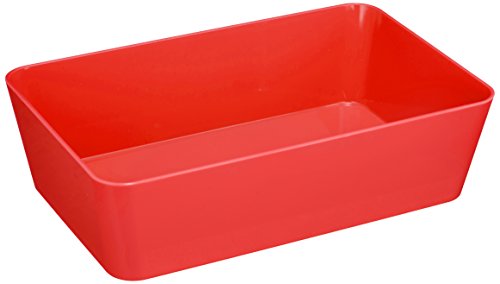 20291100 candy bac de rangement pvc rouge 22 x ...