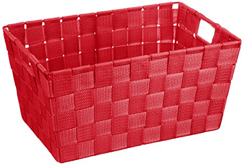 20384100 adria corbeille salle de bain rouge s