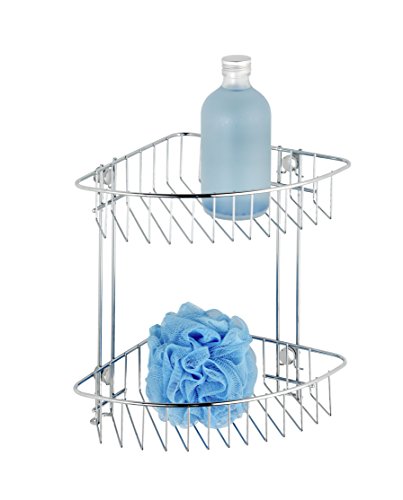 Wenko 20640100 classic etagère 2 niveaux chromé dimensions 21 x 21 x 29,5 cm code EAN 4008838206409 