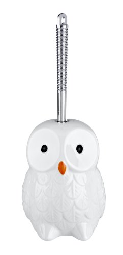 20859100 hibou brosse wc blanc 13,5 x 13,5 x 35...